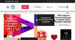 Desktop Screenshot of marklives.com